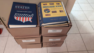 6 Boxes of Miscellaneous Vintage Stamps