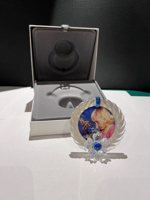 Swarovski Crystal 207892 Blue Flower Picture Frame