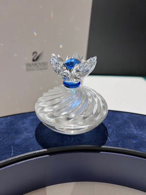 Swarovski Crystal 207886 Blue Flower Jewel Box