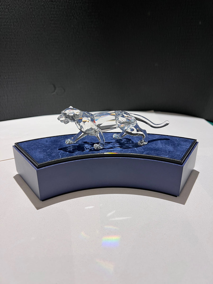 スワロフスキー　ヒョウ　217093 スワロフスキー ヒョウ 217093 Swarovski Leopard #217093 - Etsy