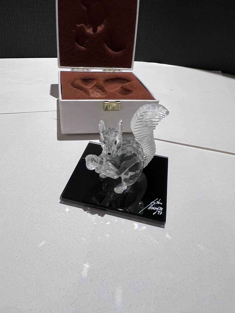 Swarovski Crystal SCS 1997 10th Anniversary Edition The Squirrel