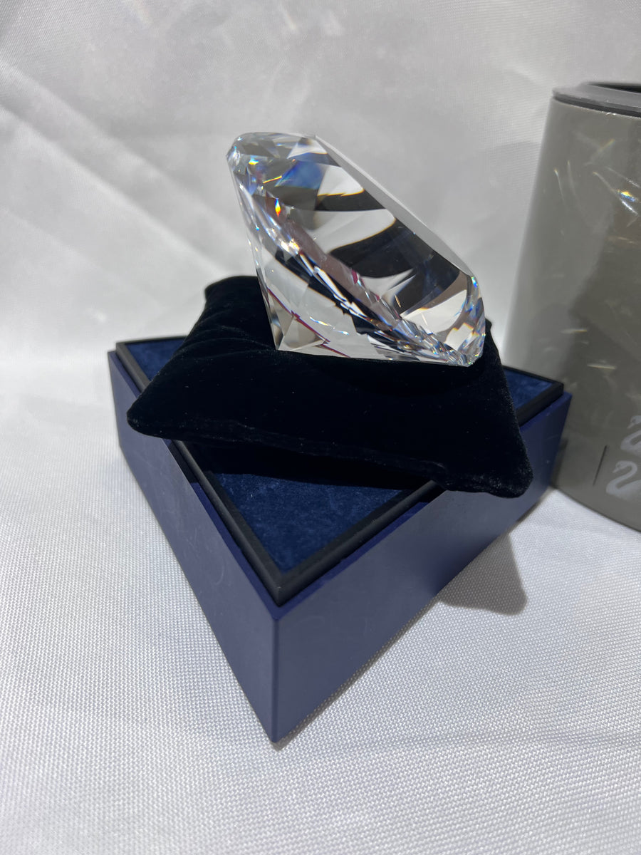 Swarovski クリスタルペーパーウェイト　Chaton 廃盤品 Swarovski Chaton Large silver crystal 2