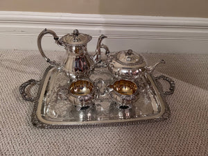 5 Piece Silver Plated Tea Service