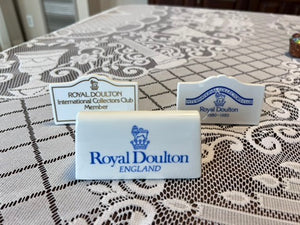 3 Royal Doulton Dealer Signs