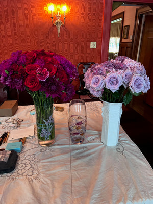 3 Vases Lot (flowers not included)