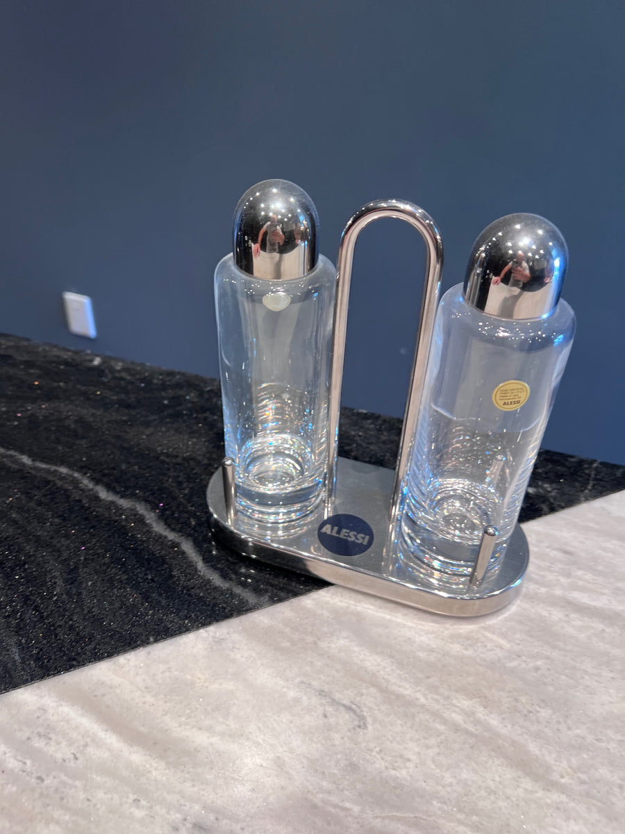 Alessi Tappo Di Ricambio Per Olio/Aceto - Acciaio Lucido, Design Moderno, Per Bottiglie 5074/AO - Foto 5