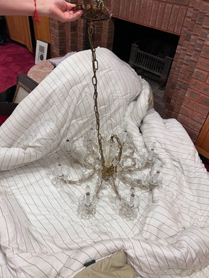 8 Light Crystal Chandelier