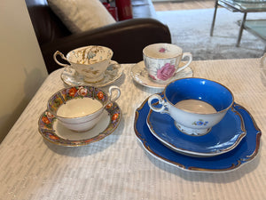 4 Cups & Saucers Lot