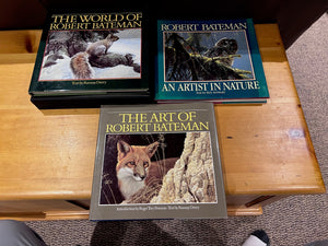 3 Robert Bateman Hardcover Books
