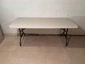 6ft Plastic Folding Table (*2 available- sold individually- select quantity)