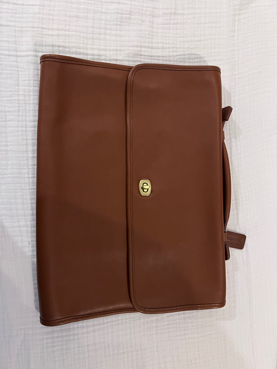 Coach Brown Leather Briefcase Sell My Stuff Canada Canada's Content