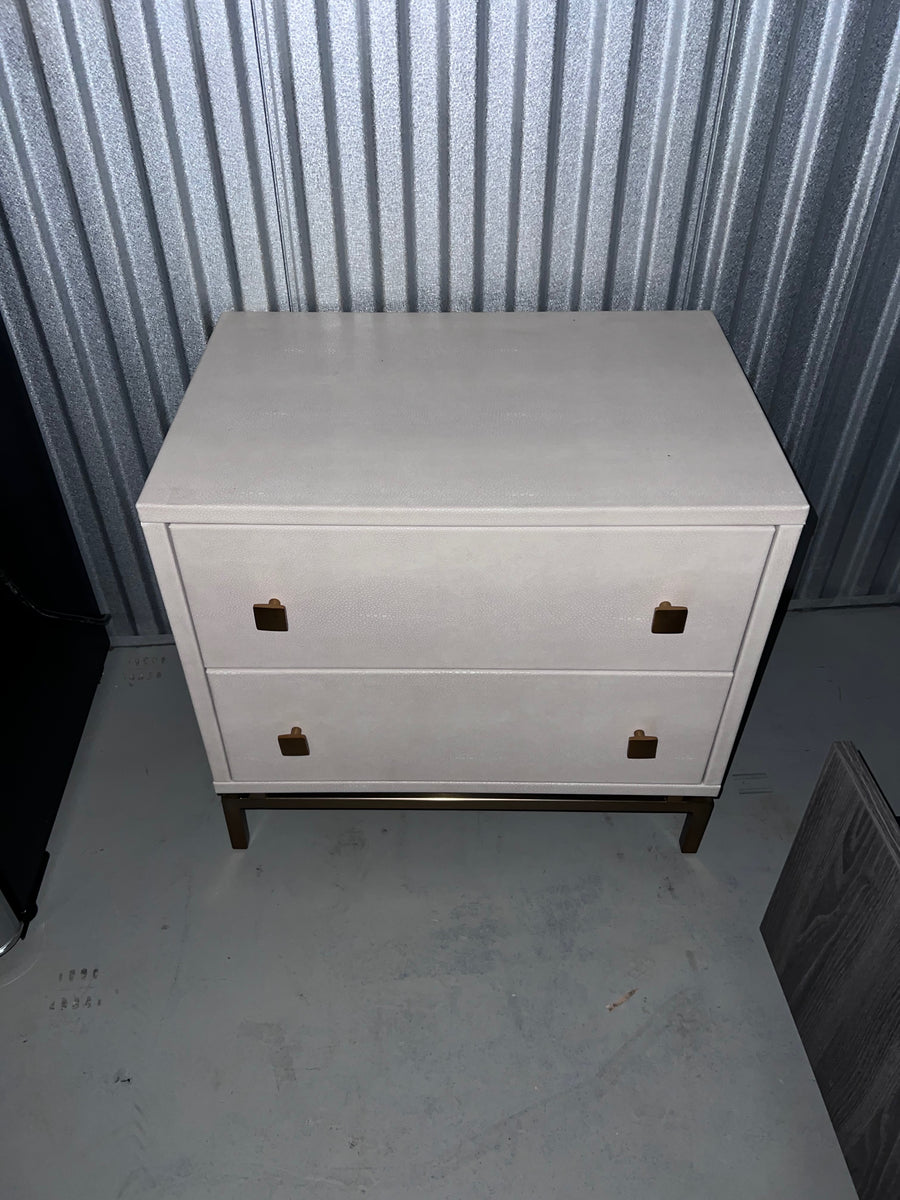 CB2 2-Drawer Ivory Shagreen Nightstand (*retail $899) – Sell My Stuff  Canada