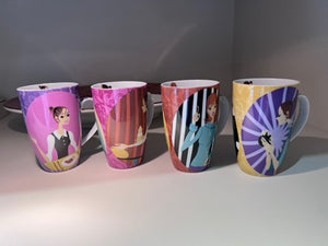 4 Maxwell Williams Shopoholic Mugs