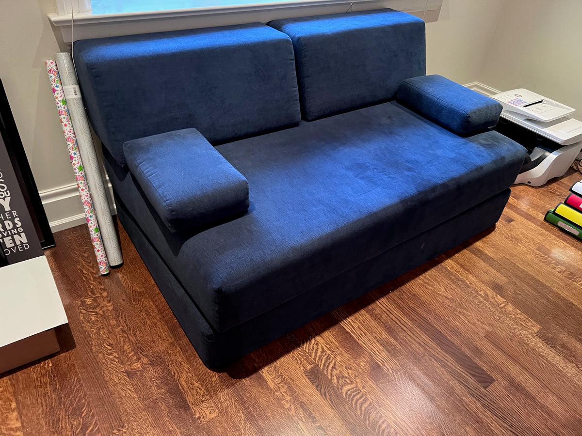 Blue Futon Sofa Bed Sell My Stuff Canada Canada's Content and