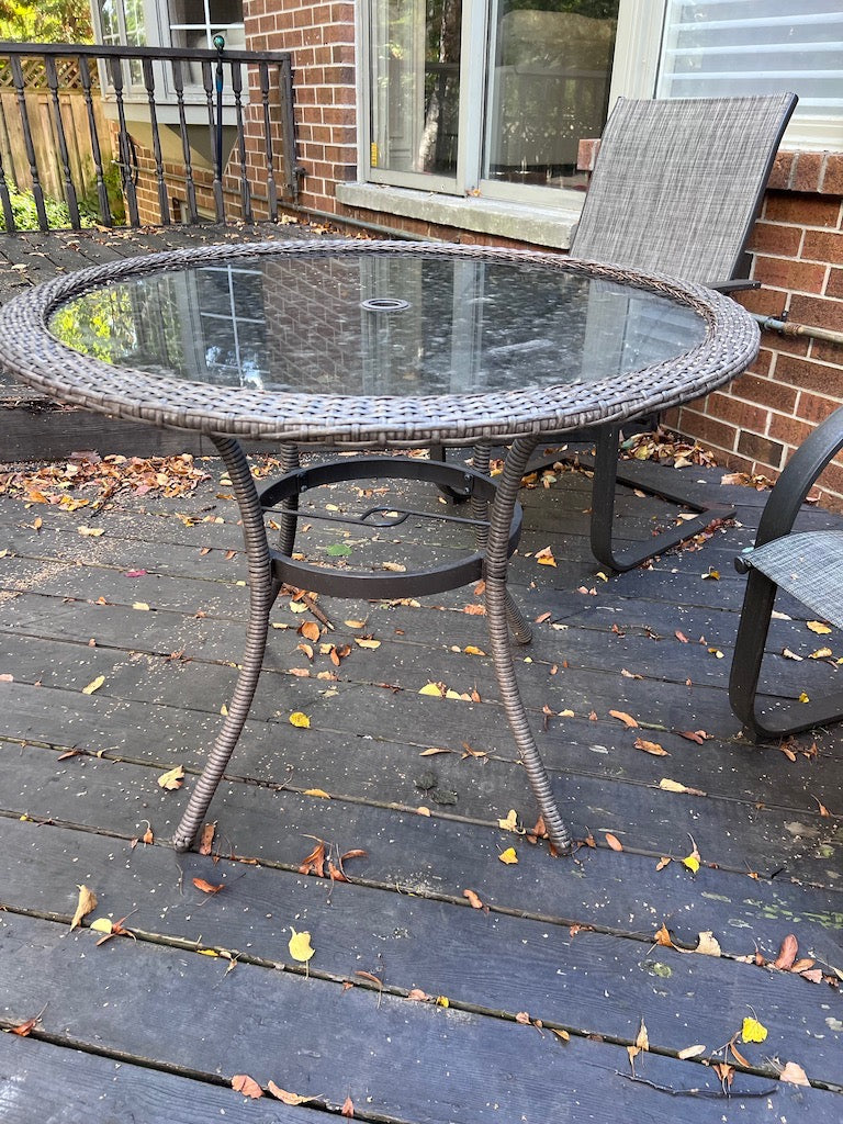CANVAS Canterbury Round AllWeather Wicker Outdoor/Patio Dining Table