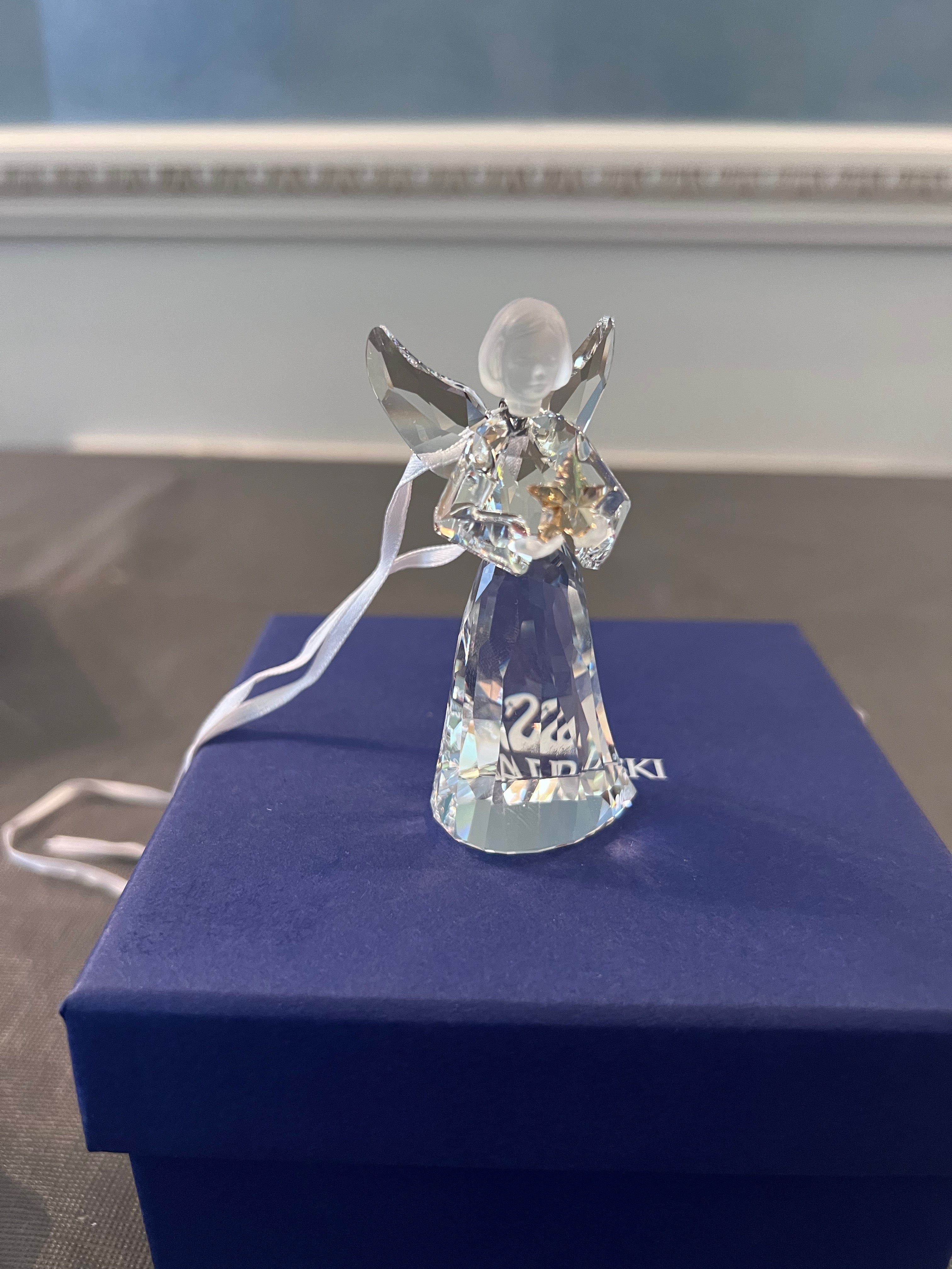 Swarovski Crystal Christmas Angel Ornament, 2009 Annual Edition