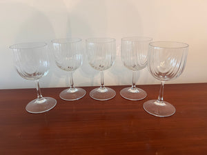 5 Vintage Rosenthal Wine Glasses