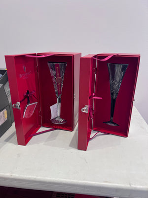 3rd Edition- Waterford 12 Days of Christmas Flutes- 3 French Hens (*2 Available)
