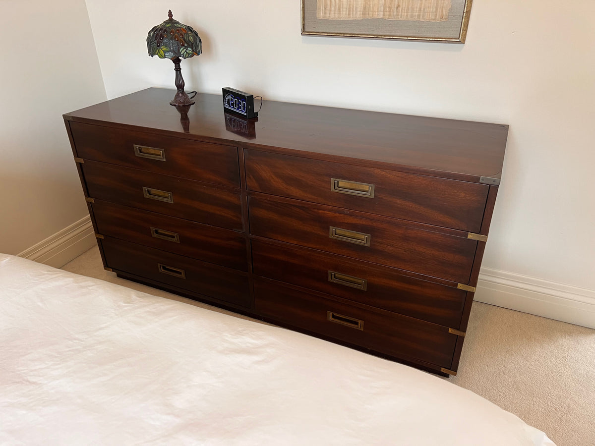 Gibbard Solid Mahogany Campaign Style Dresser – Sell My Stuff Canada