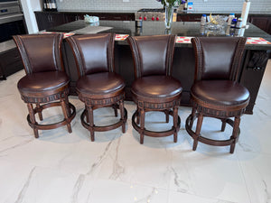 4 Ashley Furniture North Shore Counter Height Bar Stools