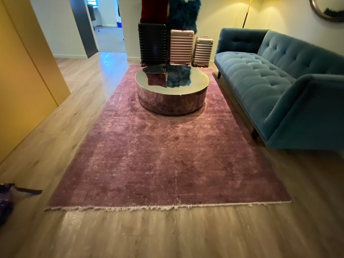 ELTE 100 Wool Moroccan Purple Rug 6ft x 9ft Sell My Stuff Canada Canada's Content and