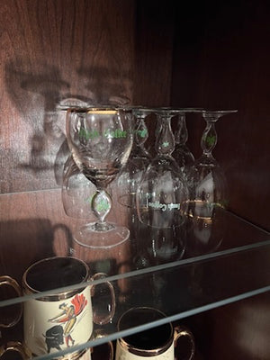 9 Vintage Irish Coffee Glasses