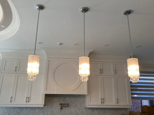 "Dolce Lighting" Kitchen Pendants # 13- please inquire for pricing!