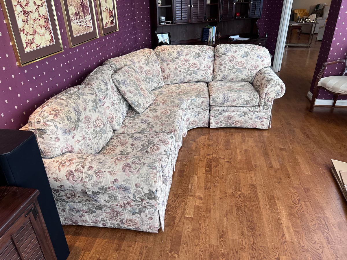 Vintage Furniture Upholstered Sectional Sofa Sell My Stuff