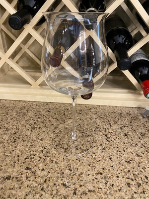 6 Balloon Style Wine Glasses