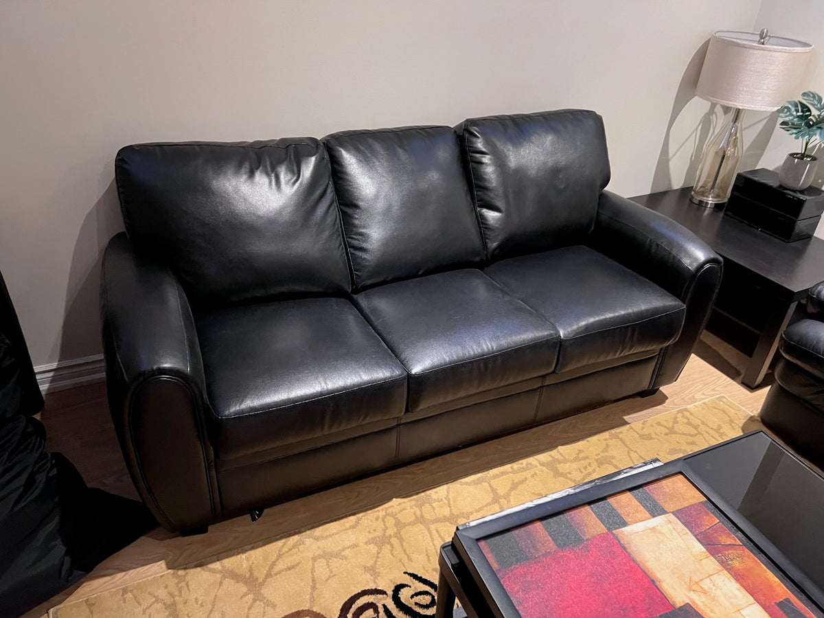 Black Leather Pull Out Sofa Sell My Stuff Canada Canada's Content