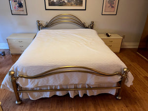 "Cantu Furniture" Authentic King Brass Bed (COA Included)
