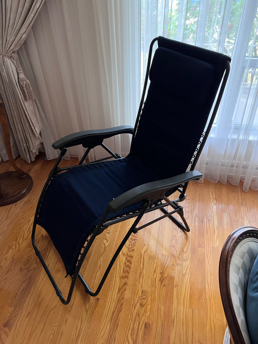 Blue Zero Gravity Lounge Chair, with Sunbrella Fabric Sell My Stuff