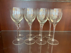8 Small Wine Glasses