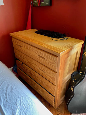 4 Drawer Wood Dresser