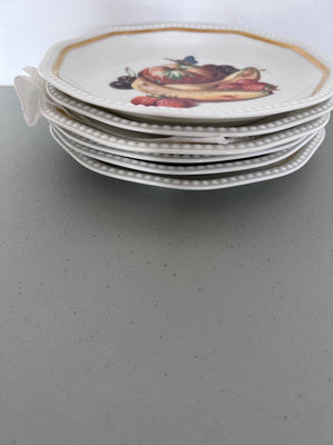 6 Rosenthal Bavaria Fruit Plates