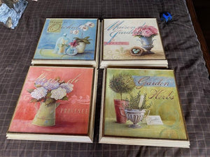 4 Art in Motion Prints- Fleurs by Angela Staehling