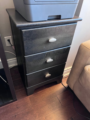 3-Drawer Side Table