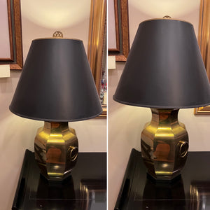 Pair of Chapman Brass Table Lamps