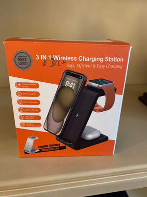 3 in 1 Wireless Charging Station