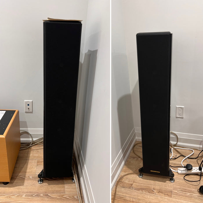 RARE! Pair of Sonus Faber Grand Piano Domus Speakers, Black