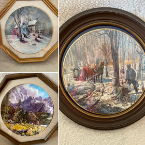 3 Collector Plates Lot