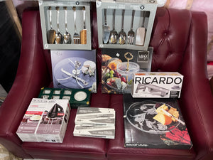 Brand new platters and kitchenware lot