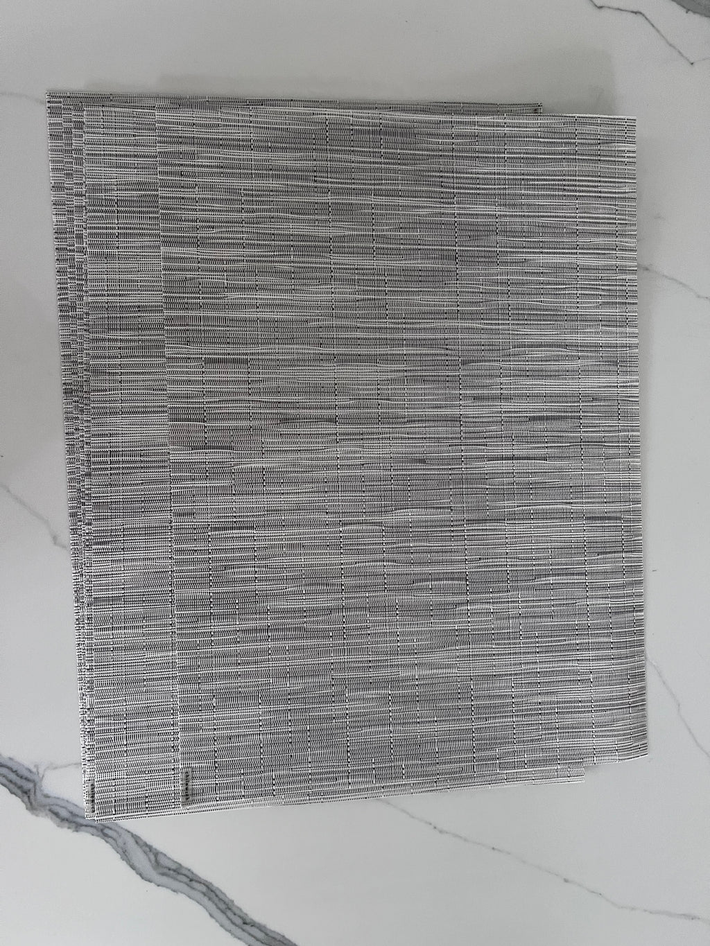 7 CHILEWICH BAMBOO Rectangular Placemats, Fog (*retail $161)