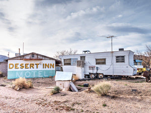 Lori Ryerson Fine Art Photography 'Desert Inn Trailer', Beatty Nevada (unframed) 16" x 24"