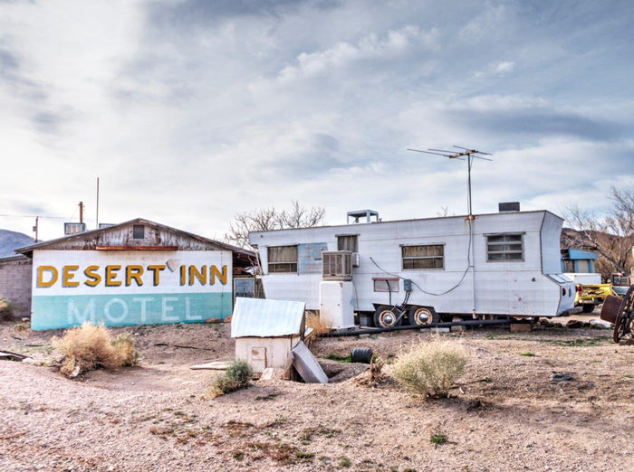 Lori Ryerson Fine Art Photography 'Desert Inn Trailer', Beatty Nevada (unframed) 16" x 24"