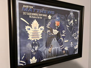 Auston Matthews NHL Rookie of the Year Print