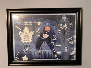 Auston Matthews NHL Rookie of the Year Print