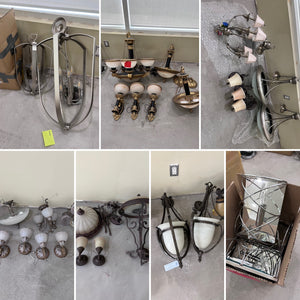 MULTIPLE LIGHT FIXTURES (*CAN BE VIEWED AND PURCHASED AT THE PICKUP)