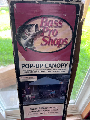 BRAND NEW Bass Pro Shops Pop-Up Canopy- 12ft x 12ft