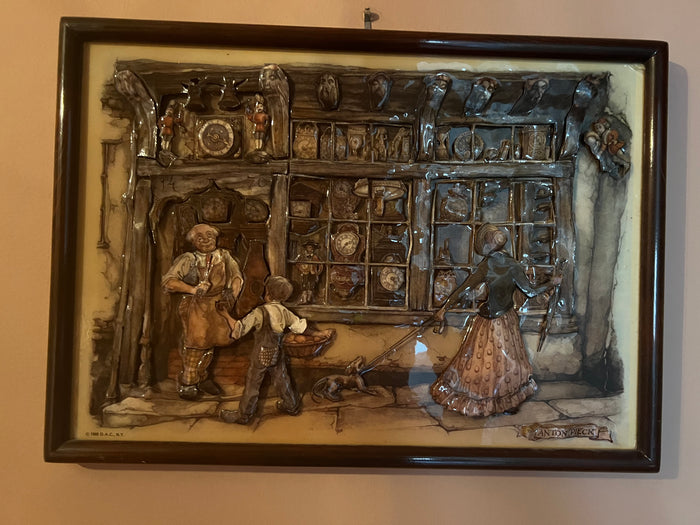 Anton Pieck 3D Framed Art